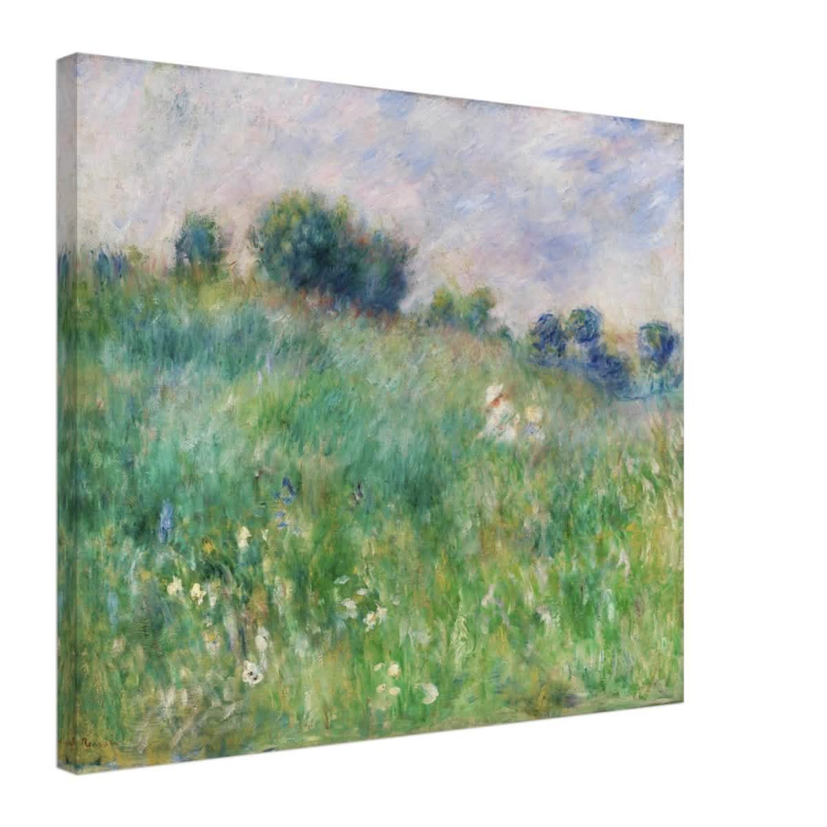 Meadow (La Prairie) by Pierre - Auguste Renoir (1841 - 1919) | wall art print - 50x60 cm / 20x24″ - Canvas -