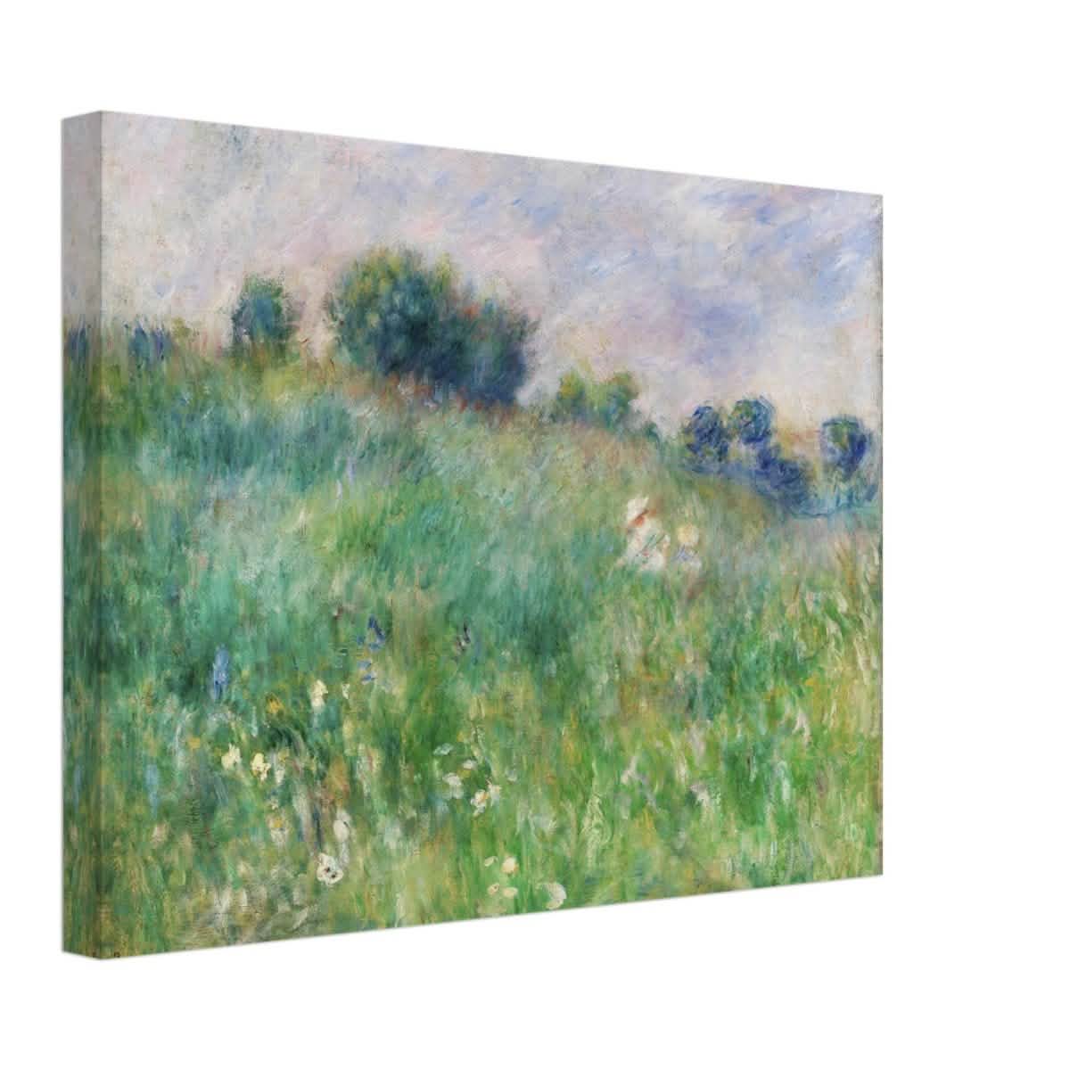 Meadow (La Prairie) by Pierre - Auguste Renoir (1841 - 1919) | wall art print - 30x40 cm / 12x16″ - Canvas -