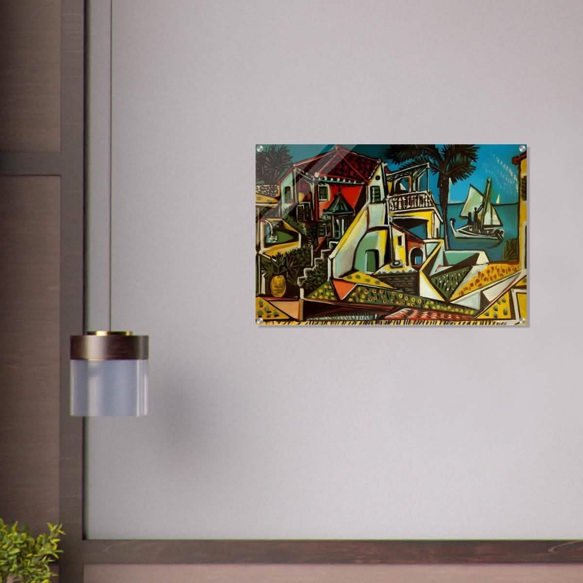 Mediterranean landscape by Pablo Picasso - Acrylic Print - 60x90 cm / 24x36″ -