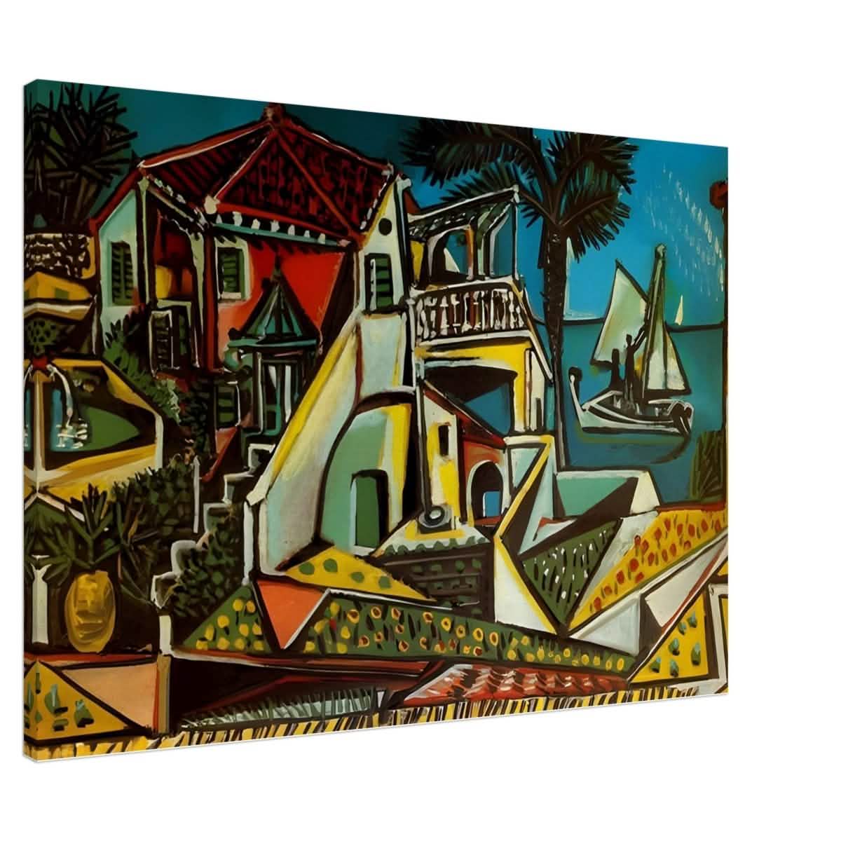 Mediterranean landscape by Pablo Picasso - Canvas - 70x100 cm / 28x40″ - Slim