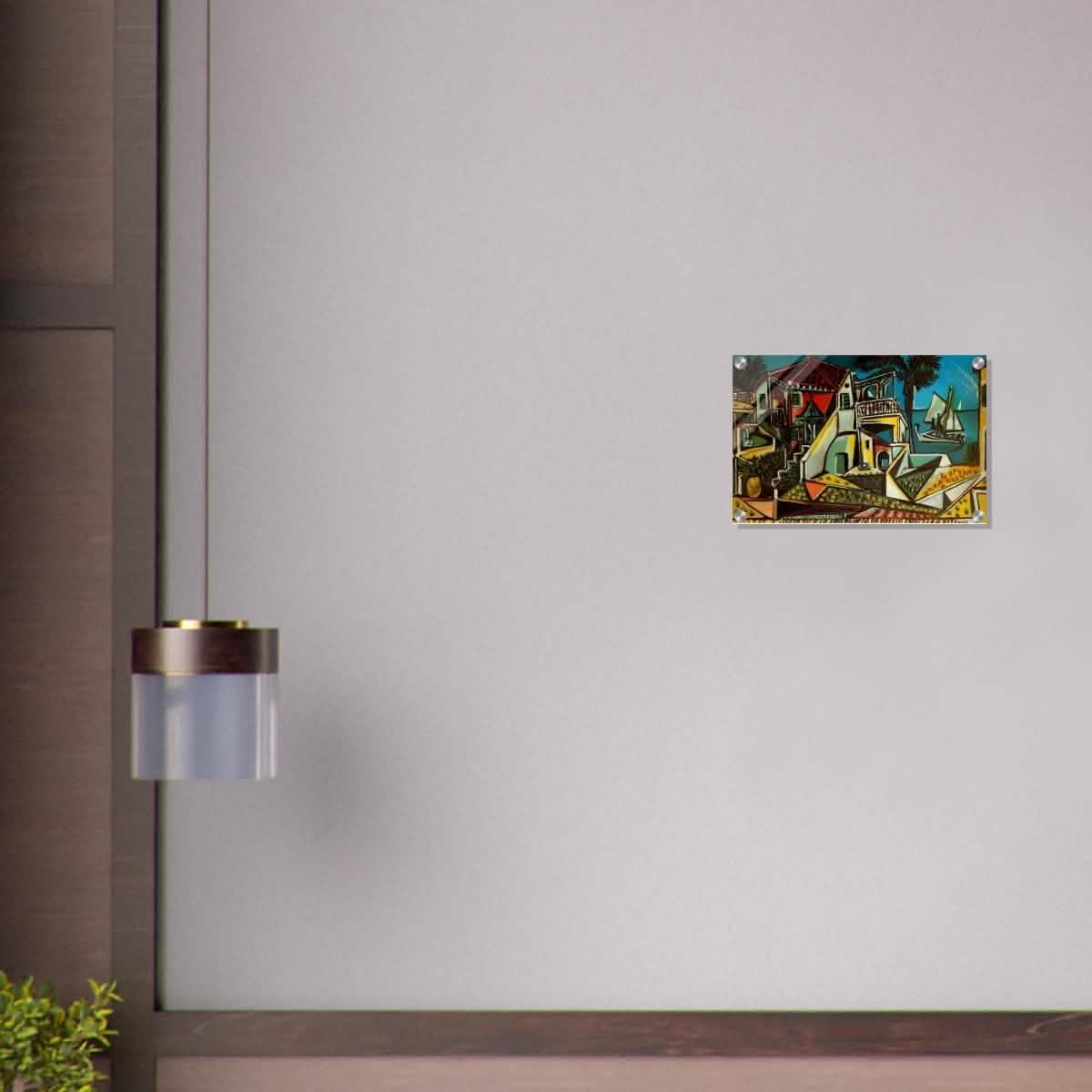 Mediterranean landscape by Pablo Picasso - Acrylic Print - 30x45 cm / 12x18″ -