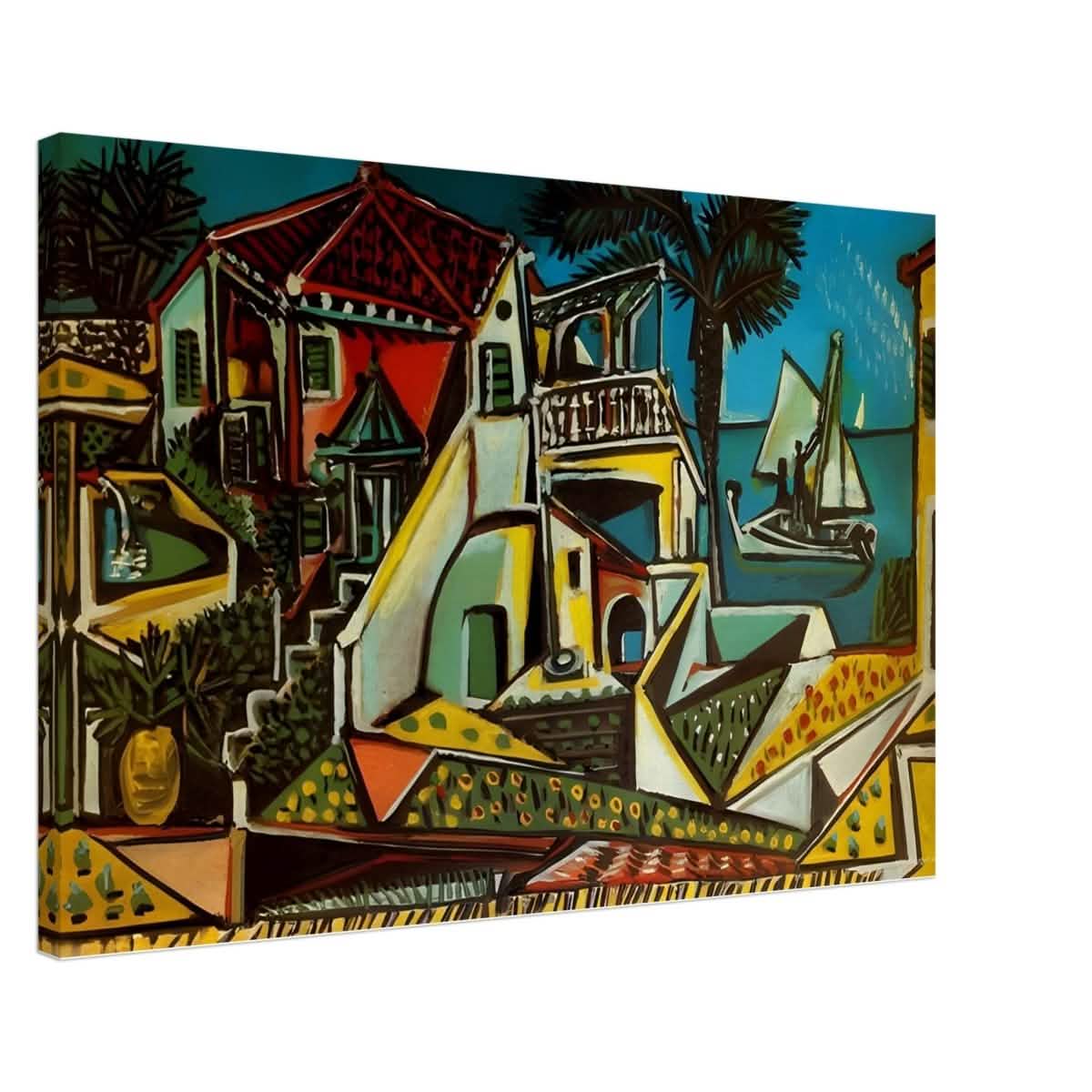 Mediterranean landscape by Pablo Picasso - Canvas - 60x90 cm / 24x36″ - Thick