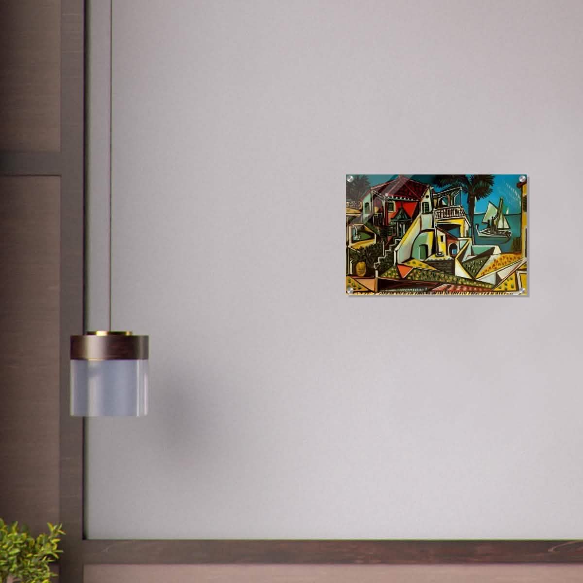 Mediterranean landscape by Pablo Picasso - Acrylic Print - 40x60 cm / 16x24″ -