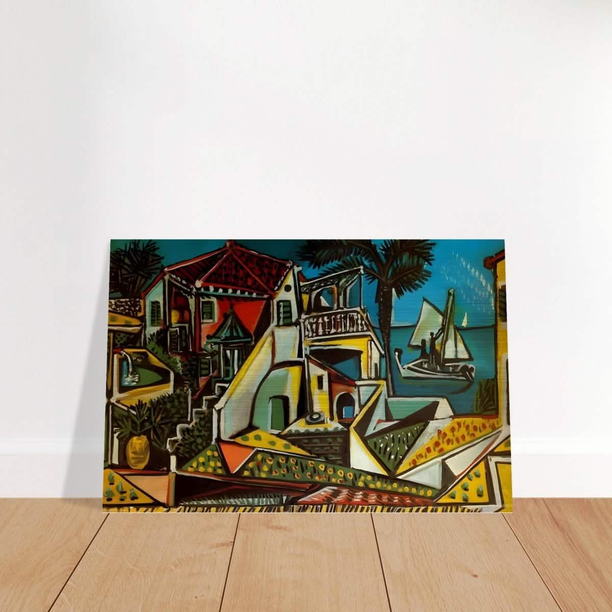 Mediterranean landscape by Pablo Picasso - Brushed Aluminum Print - 50x75 cm / 20x30″ -