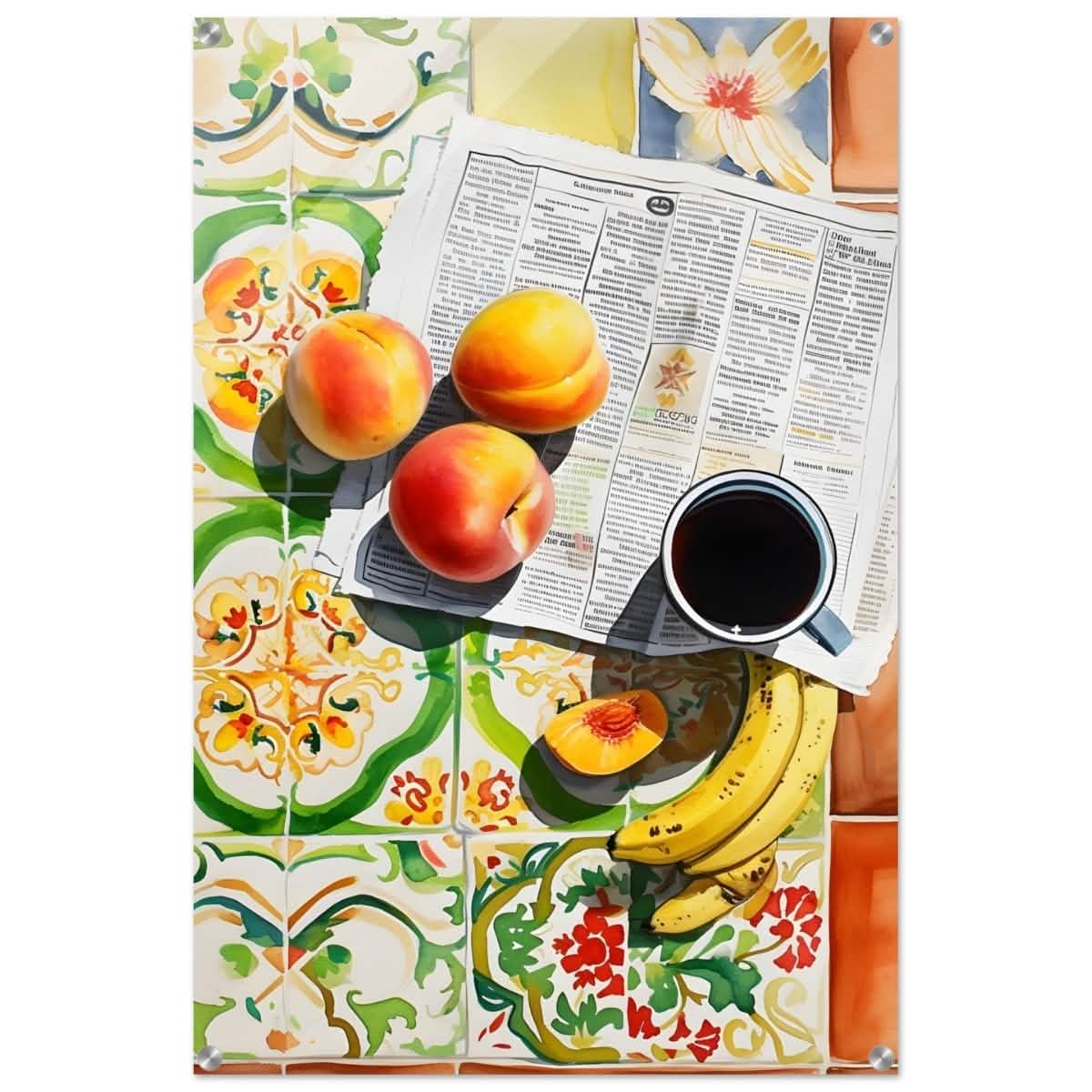 Mediterranean Morning | Contemporary Realism | wall art print - Acrylic Print - 60x90 cm / 24x36″ -