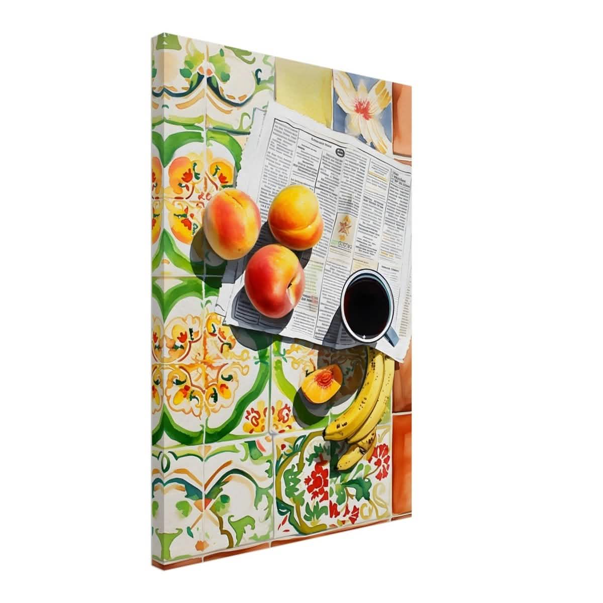 Mediterranean Morning | Contemporary Realism | wall art print - Canvas - 40x60 cm / 16x24″ -