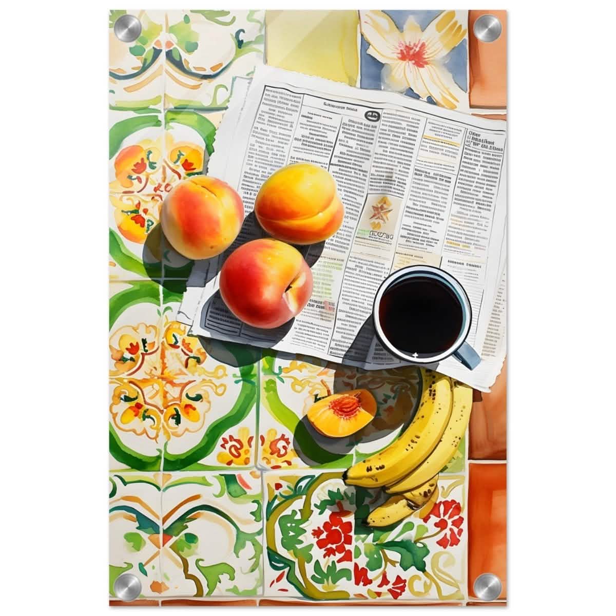 Mediterranean Morning | Contemporary Realism | wall art print - Acrylic Print - 30x45 cm / 12x18″ -