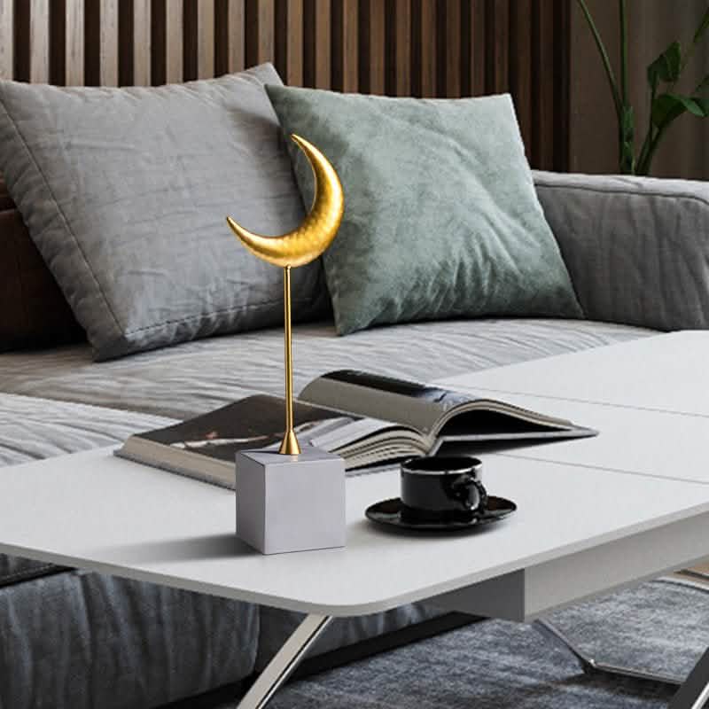 Milky Way Galaxy Resin Ornaments – Nordic Abstract Space Décor - Moon -