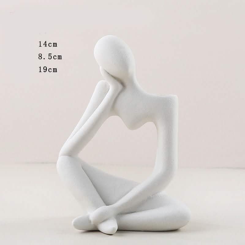 Modern Bohemian Ceramic Vase Collection – Artistic Matte Glaze Home Décor - F -