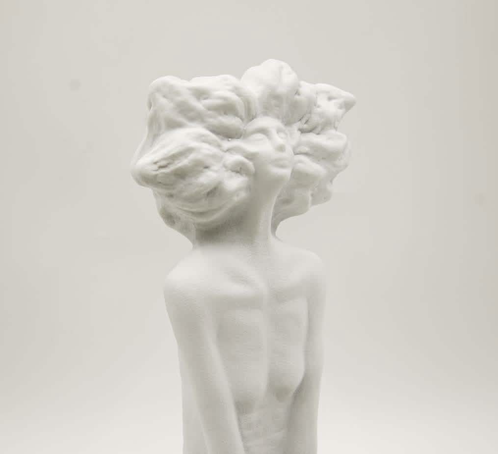 Modern Character Resin Sculptures – Minimalist Beauty Ornaments (Cross - Legged & One - Leg Pose) - A -