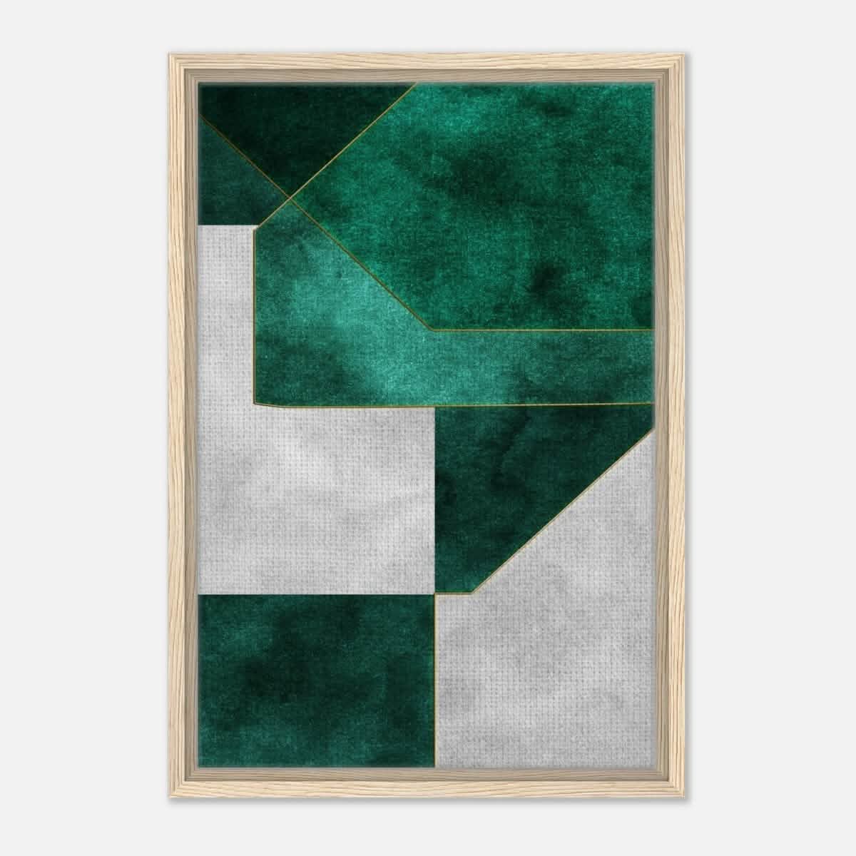 Modern Wall art Print | Da Vinci Abstract Wall art Print - Framed Canvas - 40x60 cm / 16x24″ - Wood frame