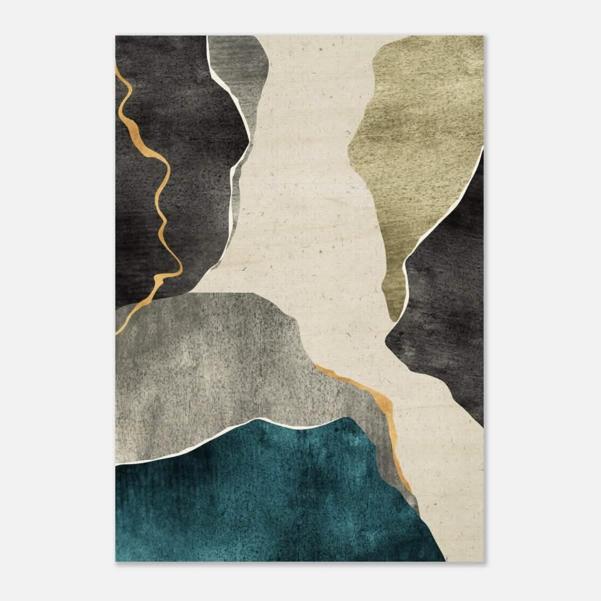 Modern Wall art Print | Da Vinci Abstract Wall art Print - Wood Prints - 70x100 cm / 28x40″ -