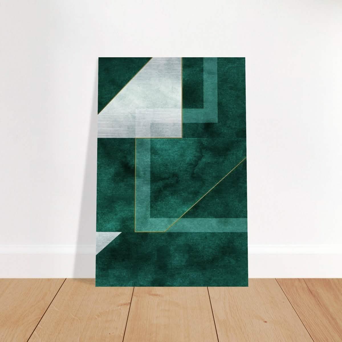 Modern Wall art Print | Da Vinci Abstract Wall art Print - Brushed Aluminum Print - 60x90 cm / 24x36″ -