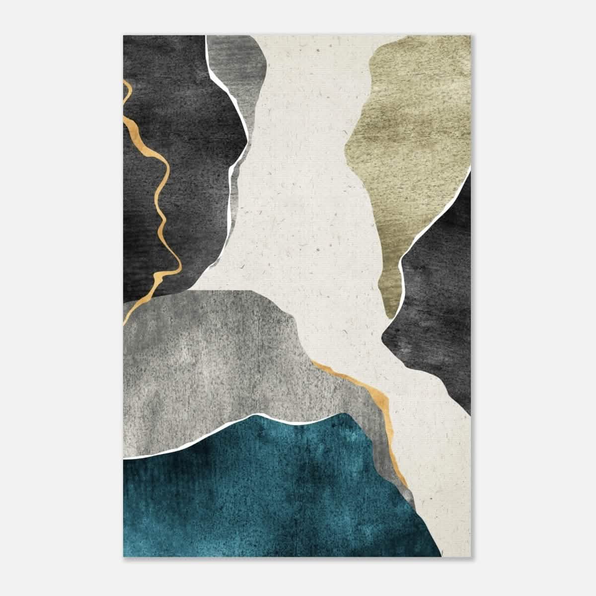 Modern Wall art Print | Da Vinci Abstract Wall art Print - Aluminum Print - 40x60 cm / 16x24″ -