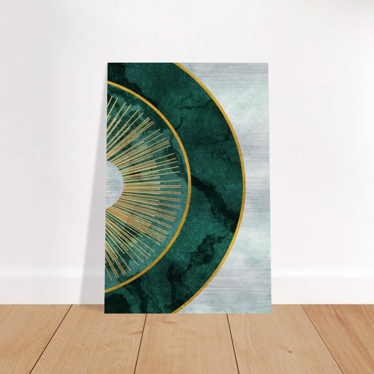 Modern Wall art Print | Da Vinci Abstract Wall art Print - Brushed Aluminum Print - 50x75 cm / 20x30″ -