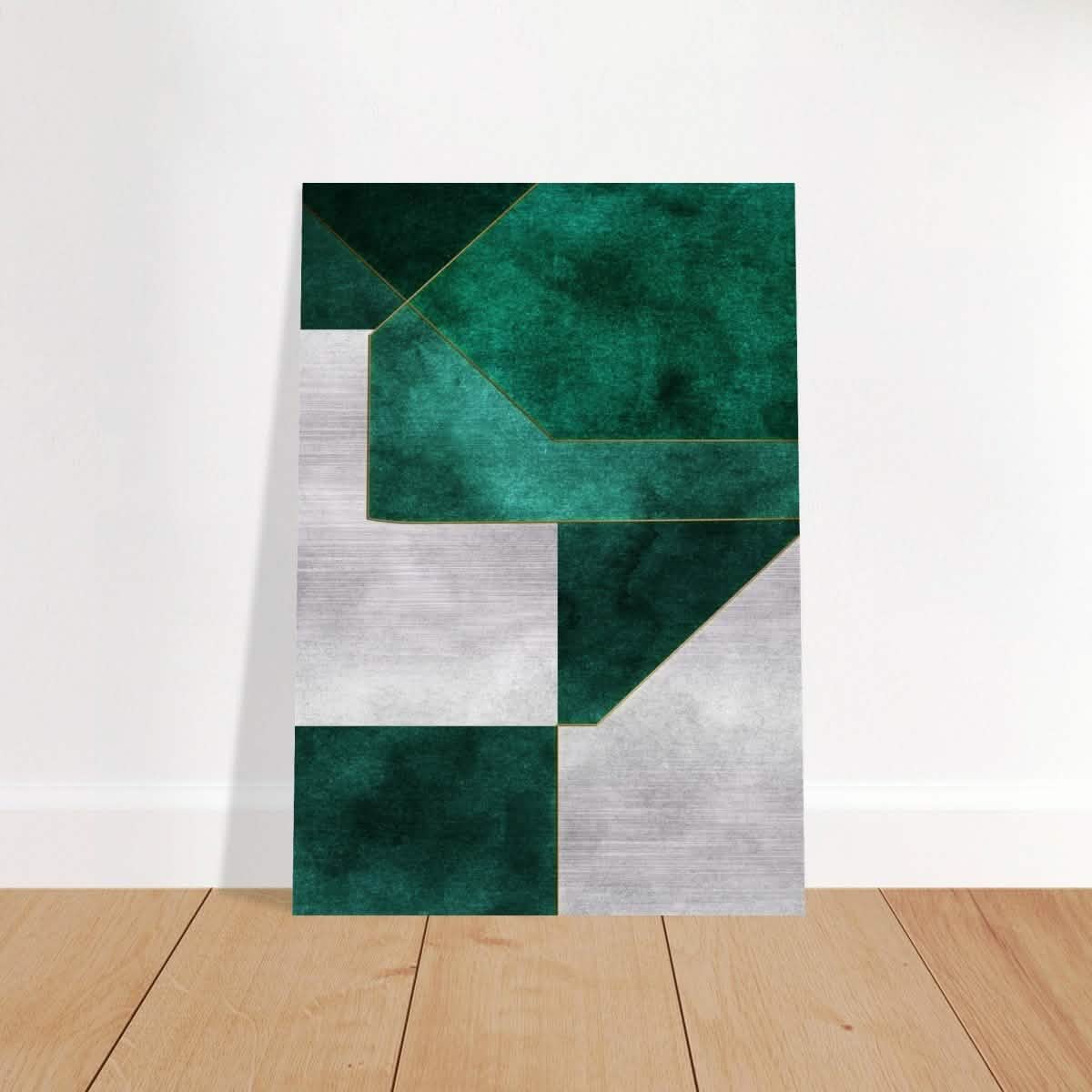 Modern Wall art Print | Da Vinci Abstract Wall art Print - Brushed Aluminum Print - 70x100 cm / 28x40″ -