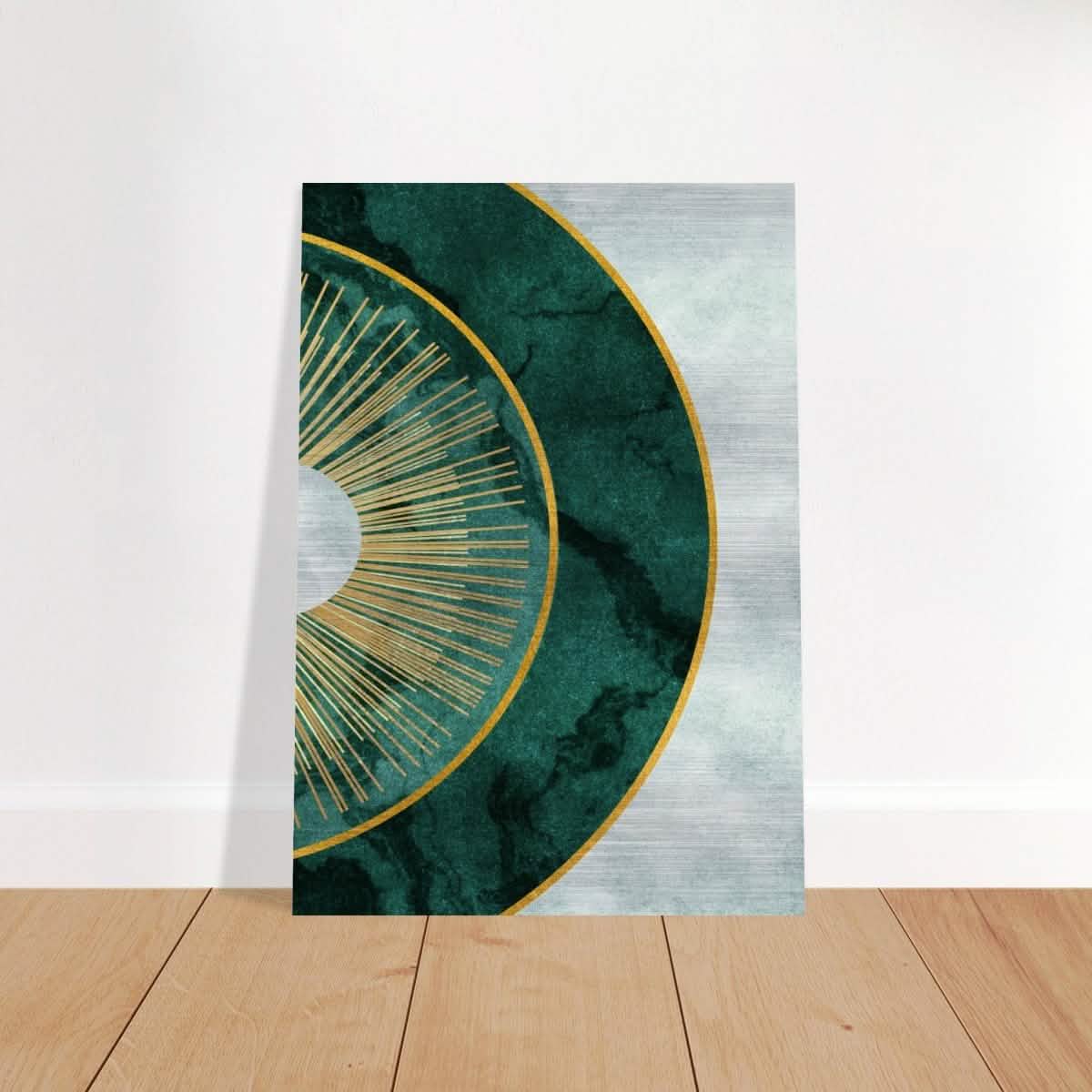 Modern Wall art Print | Da Vinci Abstract Wall art Print - Brushed Aluminum Print - 70x100 cm / 28x40″ -