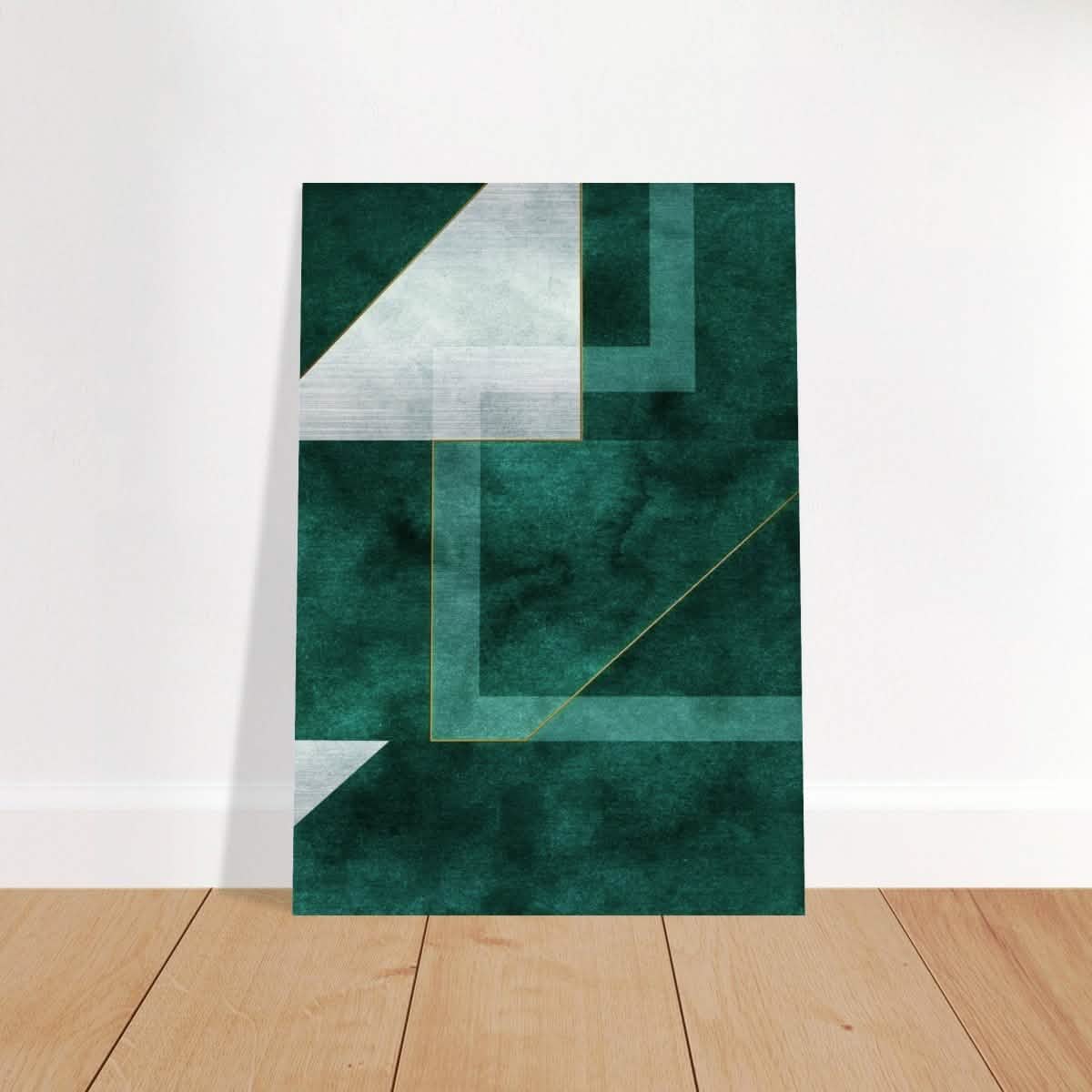 Modern Wall art Print | Da Vinci Abstract Wall art Print - Brushed Aluminum Print - 70x100 cm / 28x40″ -