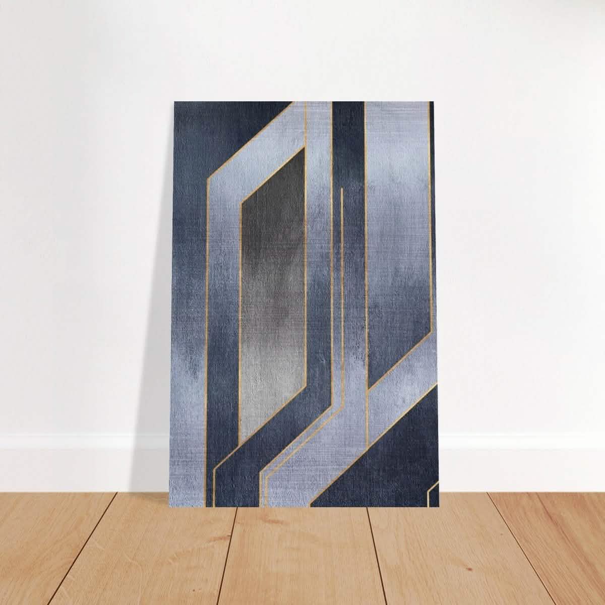 Modern Wall art Print | Da Vinci Abstract Wall art Print - Brushed Aluminum Print - 30x45 cm / 12x18″ -