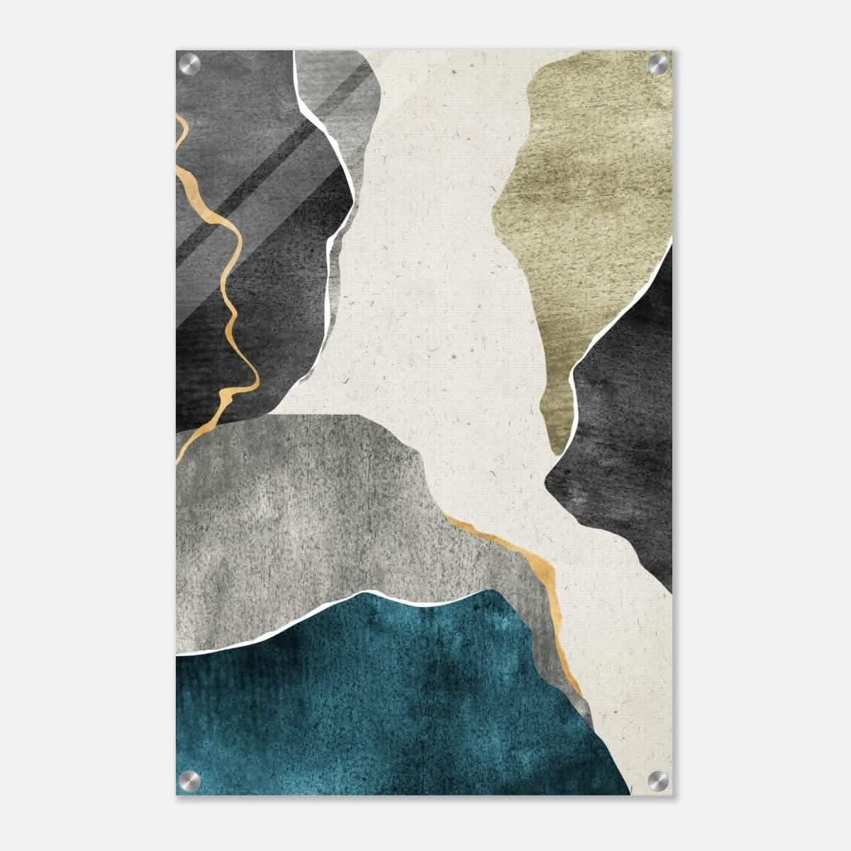 Modern Wall art Print | Da Vinci Abstract Wall art Print - Acrylic Print - 50x75 cm / 20x30″ -