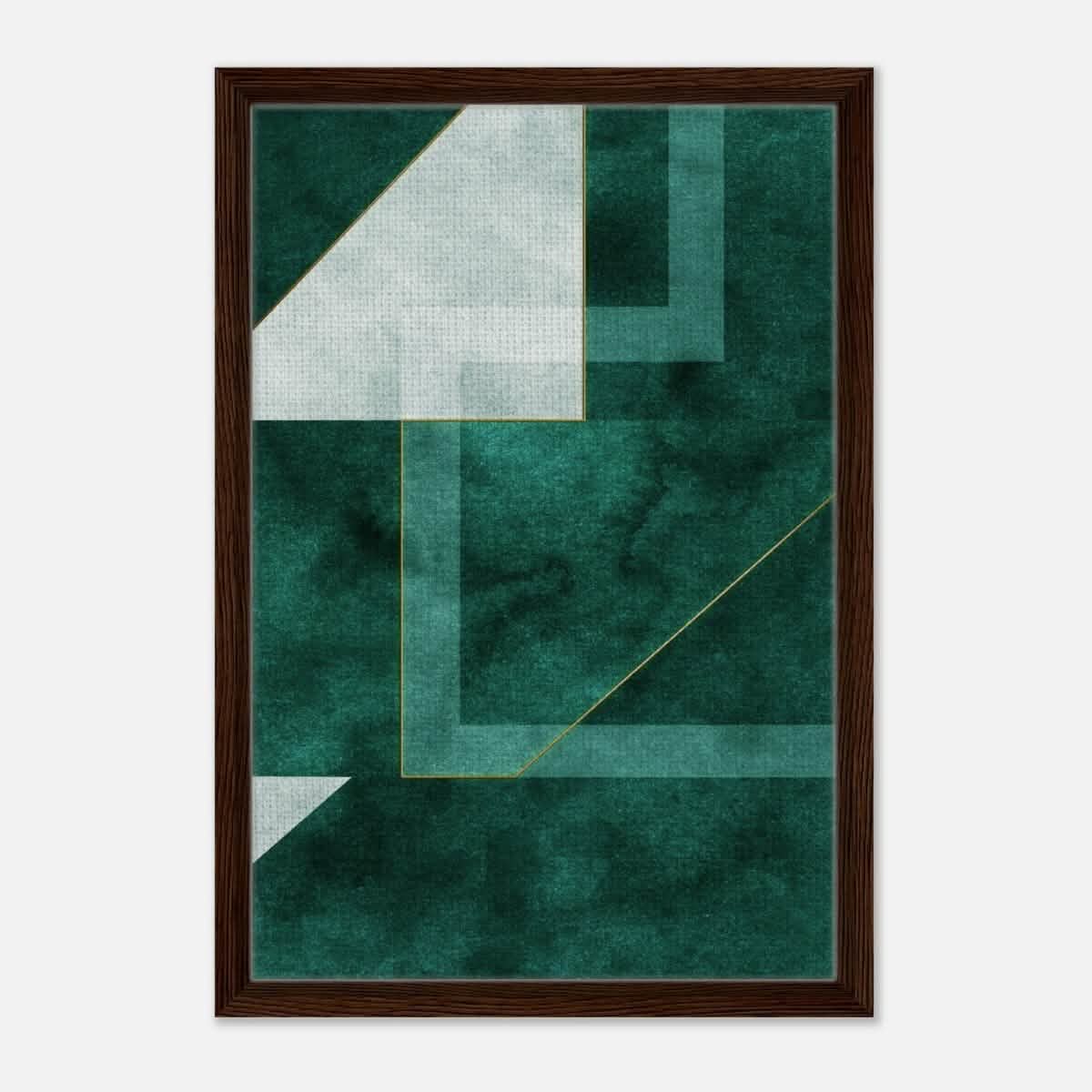 Modern Wall art Print | Da Vinci Abstract Wall art Print - Brushed Aluminum Print - 30x45 cm / 12x18″ -
