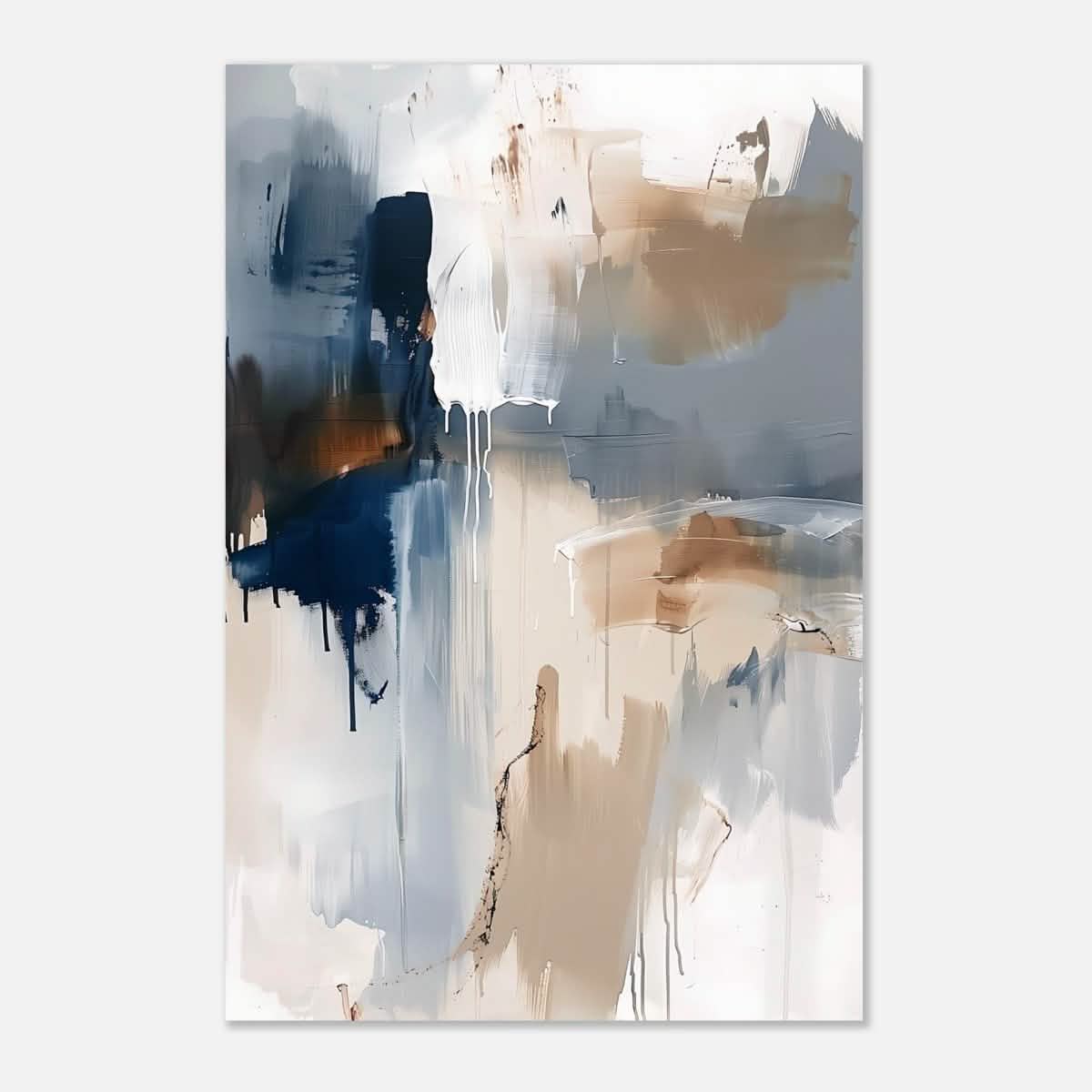 Modern Wall art Print | Da Vinci Abstract Wall art Print - Aluminum Print - 40x60 cm / 16x24″ -