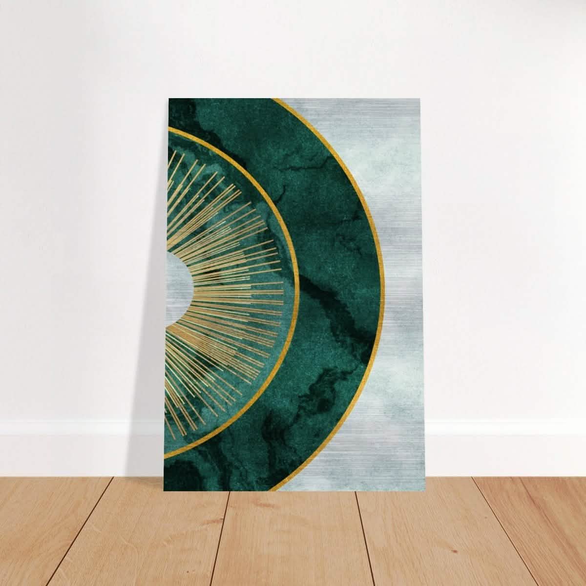 Modern Wall art Print | Da Vinci Abstract Wall art Print - Brushed Aluminum Print - 40x60 cm / 16x24″ -