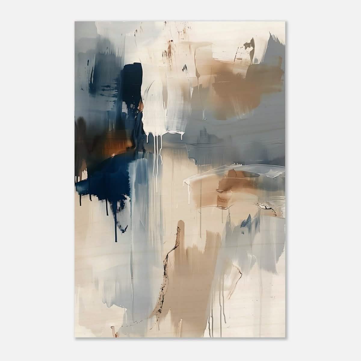 Modern Wall art Print | Da Vinci Abstract Wall art Print - Wood Prints - 60x90 cm / 24x36″ -