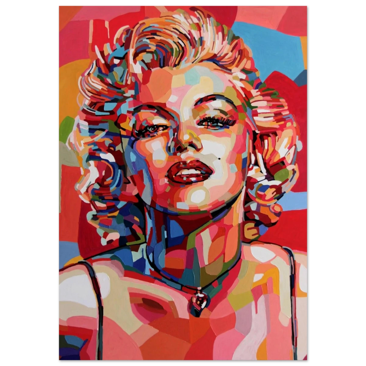 “Monroe Mosaic” | Wall Art Print - Fine Art Poster - 70x100 cm / 28x40″ -