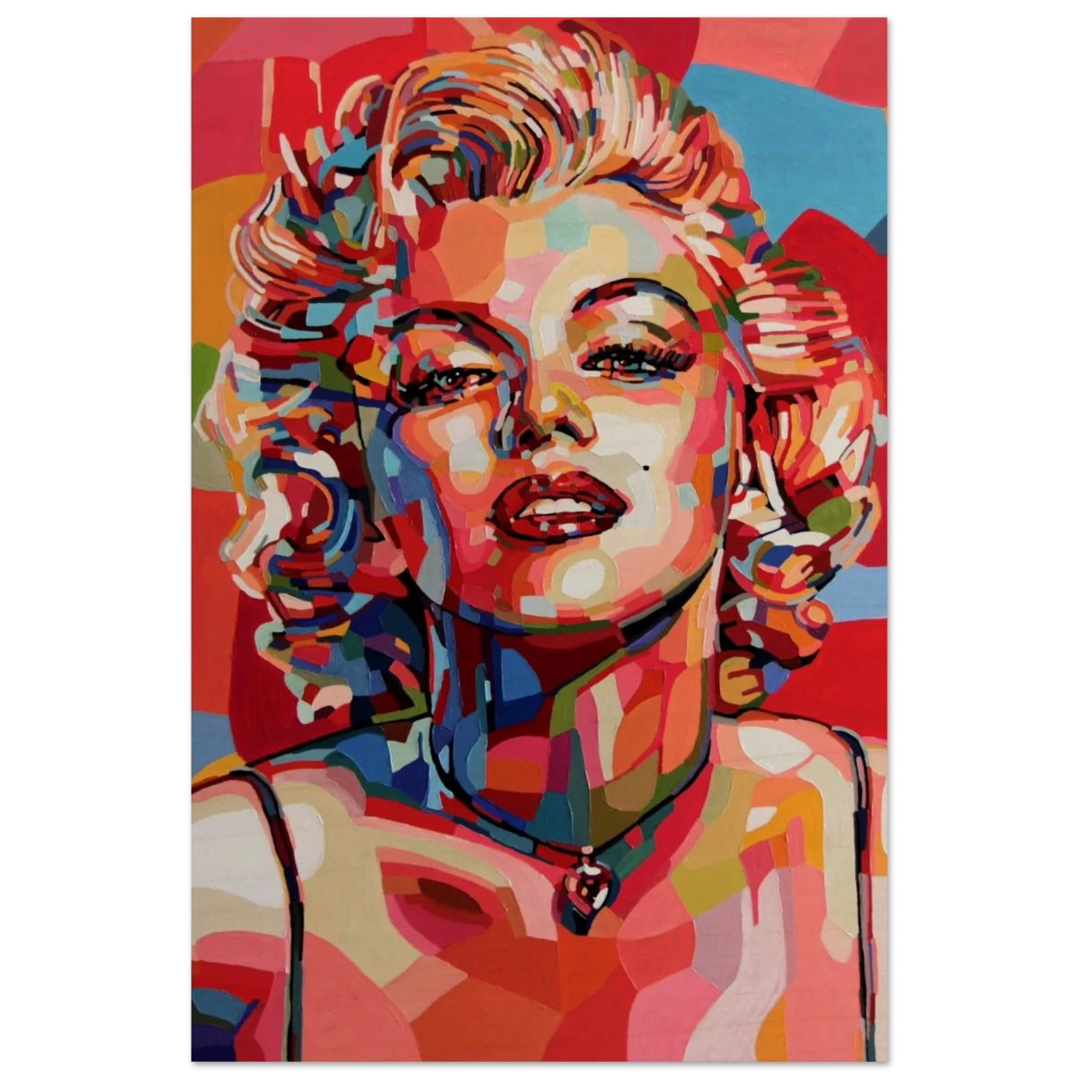 “Monroe Mosaic” | Wall Art Print - Wood Prints - 60x90 cm / 24x36″ -