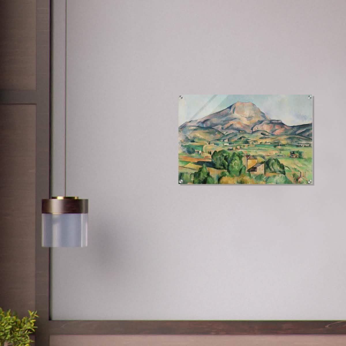 Mont Sainte - Victoire by Paul Cézanne - Acrylic Print - 50x75 cm / 20x30″ -