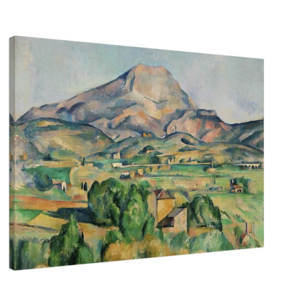 Mont Sainte - Victoire by Paul Cézanne - Canvas - 60x90 cm / 24x36″ - Slim
