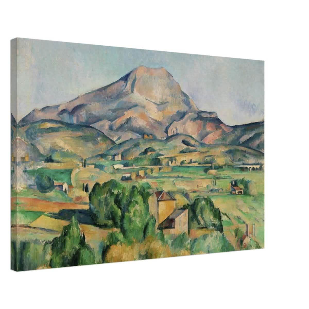 Mont Sainte - Victoire by Paul Cézanne - Canvas - 60x90 cm / 24x36″ - Thick