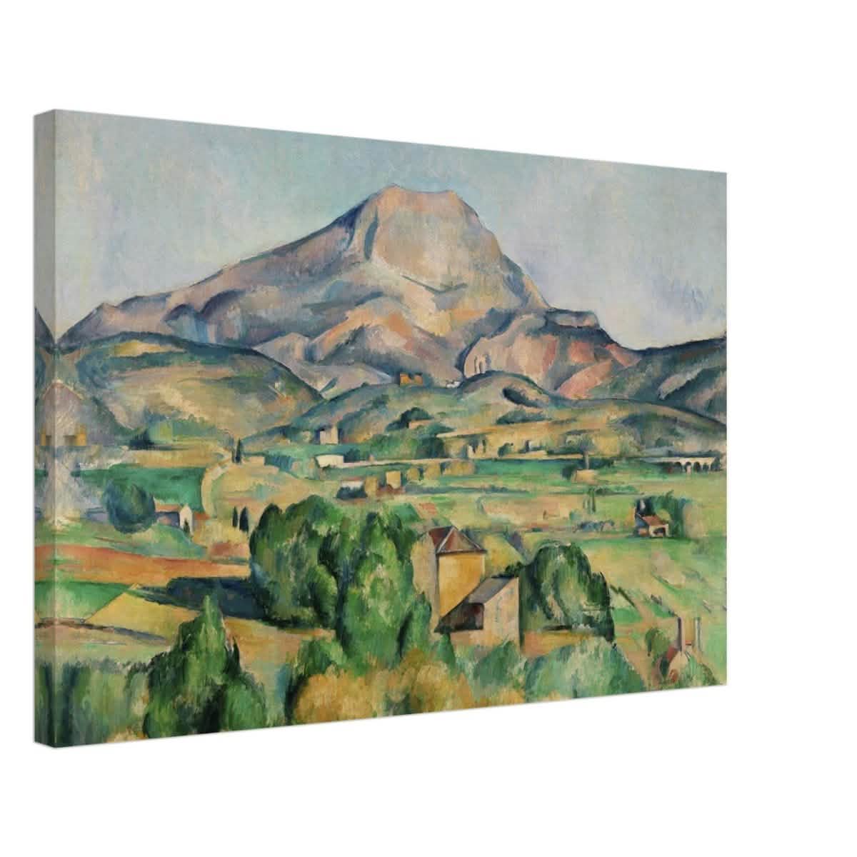 Mont Sainte - Victoire by Paul Cézanne - Canvas - 50x75 cm / 20x30″ - Thick