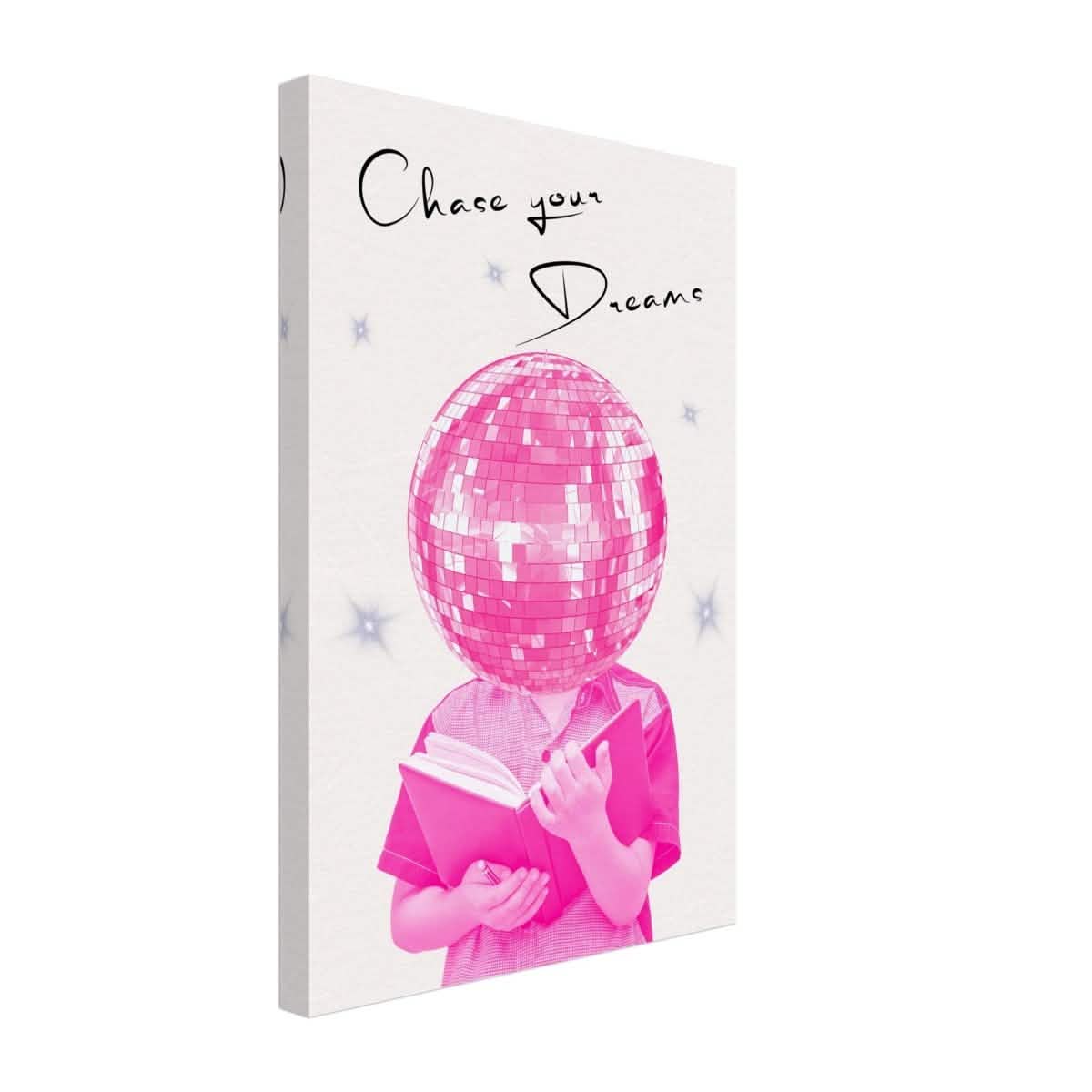 Motivational Art wall art print | Chase Your Dreams - Canvas - 30x45 cm / 12x18″ -