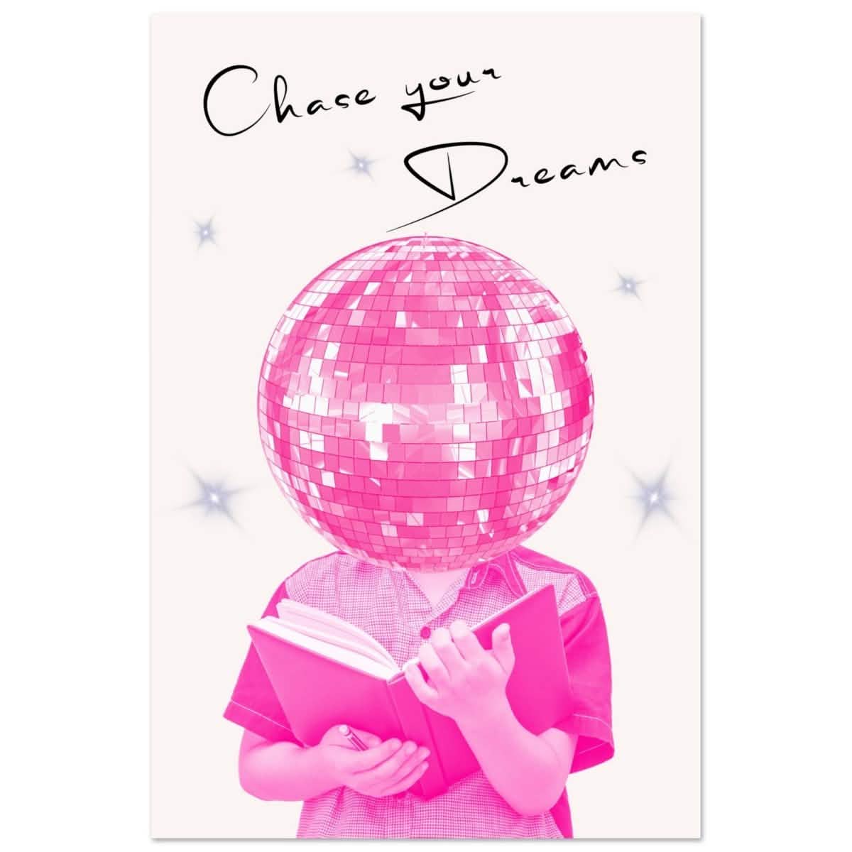 Motivational Art wall art print | Chase Your Dreams - Aluminum Print - 30x45 cm / 12x18″ -