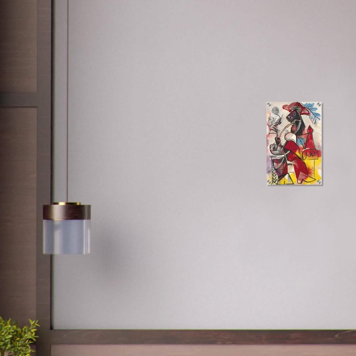 Mousquetaire À La Pipe by Pablo Picasso 1969 - Acrylic Print - 30x45 cm / 12x18″ -