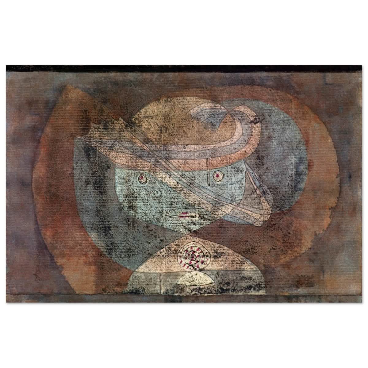 Movement around a Child (1928) by Paul Klee | Vintage wall art print - Aluminum Print - 40x60 cm / 16x24″ -