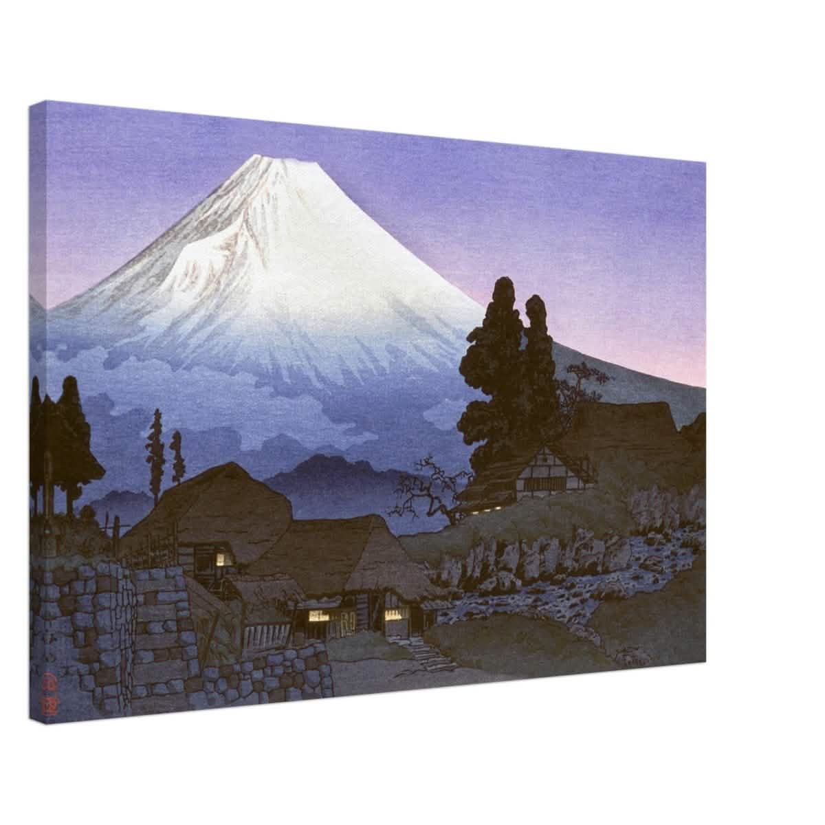 Mt. Fuji from Mizukubo by Takahashi Shotei (Hiroaki) - Canvas - 50x75 cm / 20x30″ - Slim