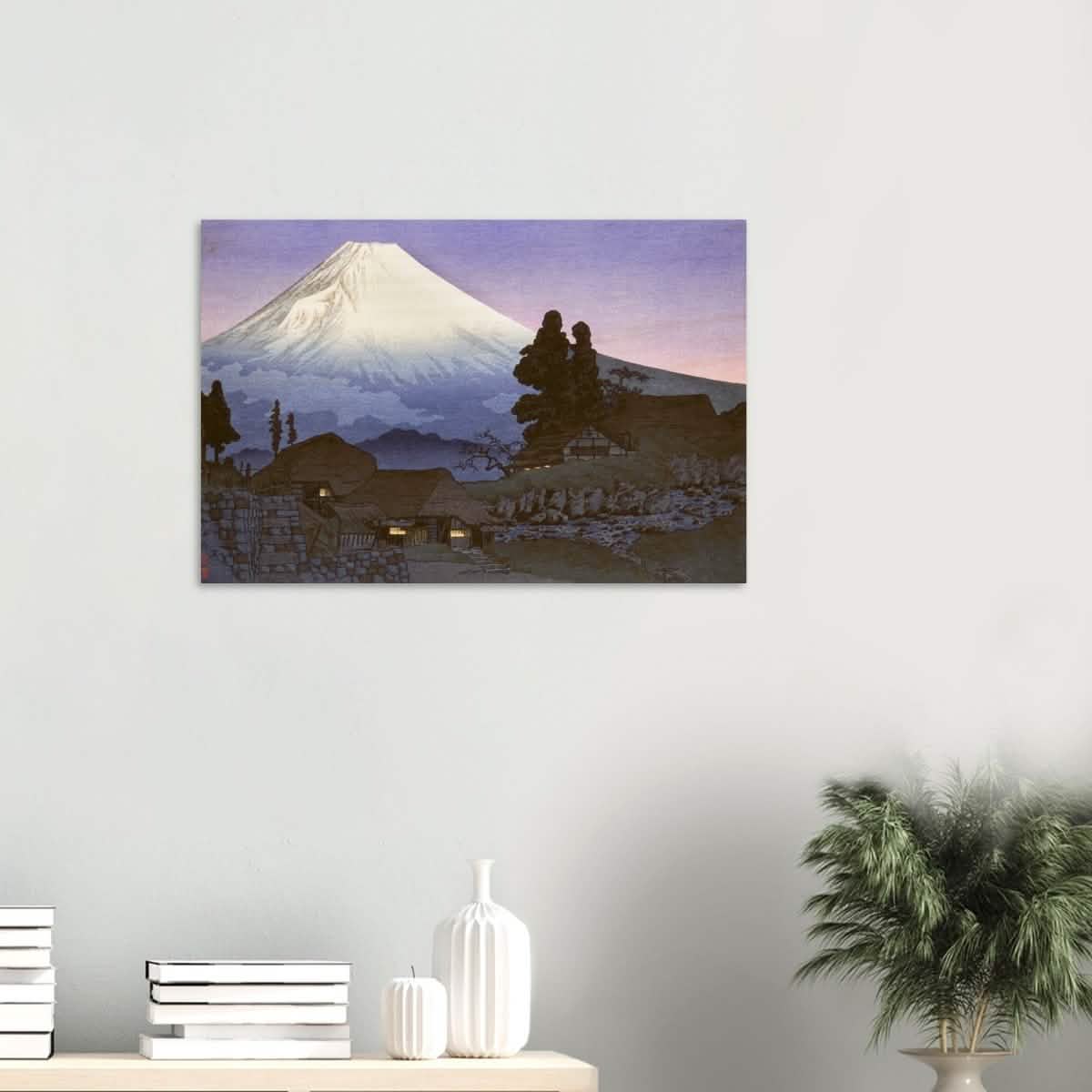 Mt. Fuji from Mizukubo by Takahashi Shotei (Hiroaki) - Wood Prints - 50x75 cm / 20x30″ - 10 mm