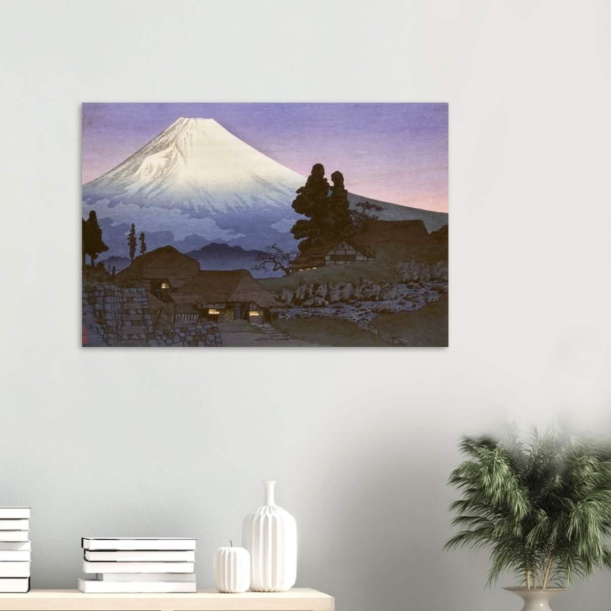 Mt. Fuji from Mizukubo by Takahashi Shotei (Hiroaki) - Wood Prints - 60x90 cm / 24x36″ - 20 mm