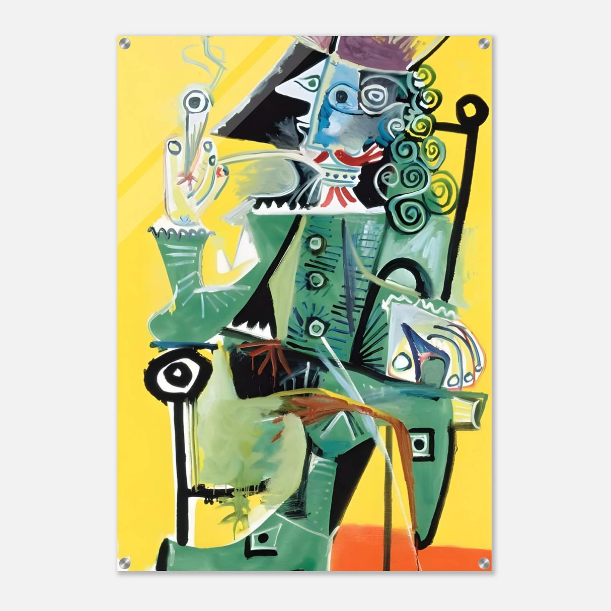 Musketeer by Pablo Picasso 1968 - Acrylic Print - 70x100 cm / 28x40″ -