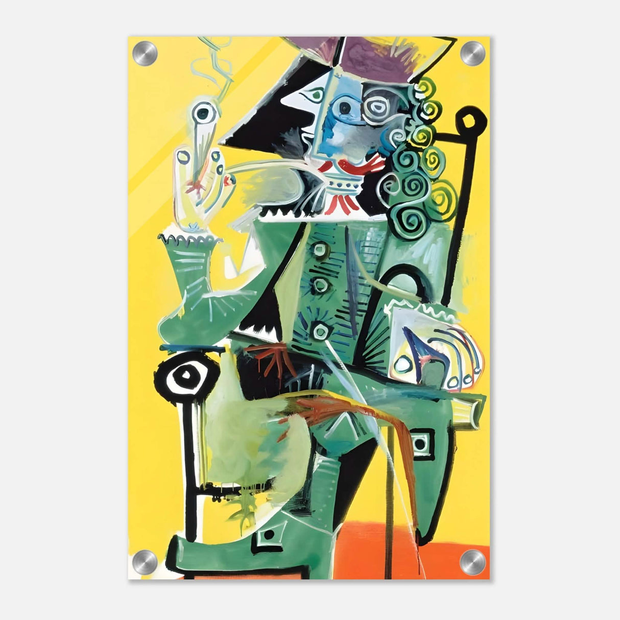 Musketeer by Pablo Picasso 1968 - Acrylic Print - 30x45 cm / 12x18″ -