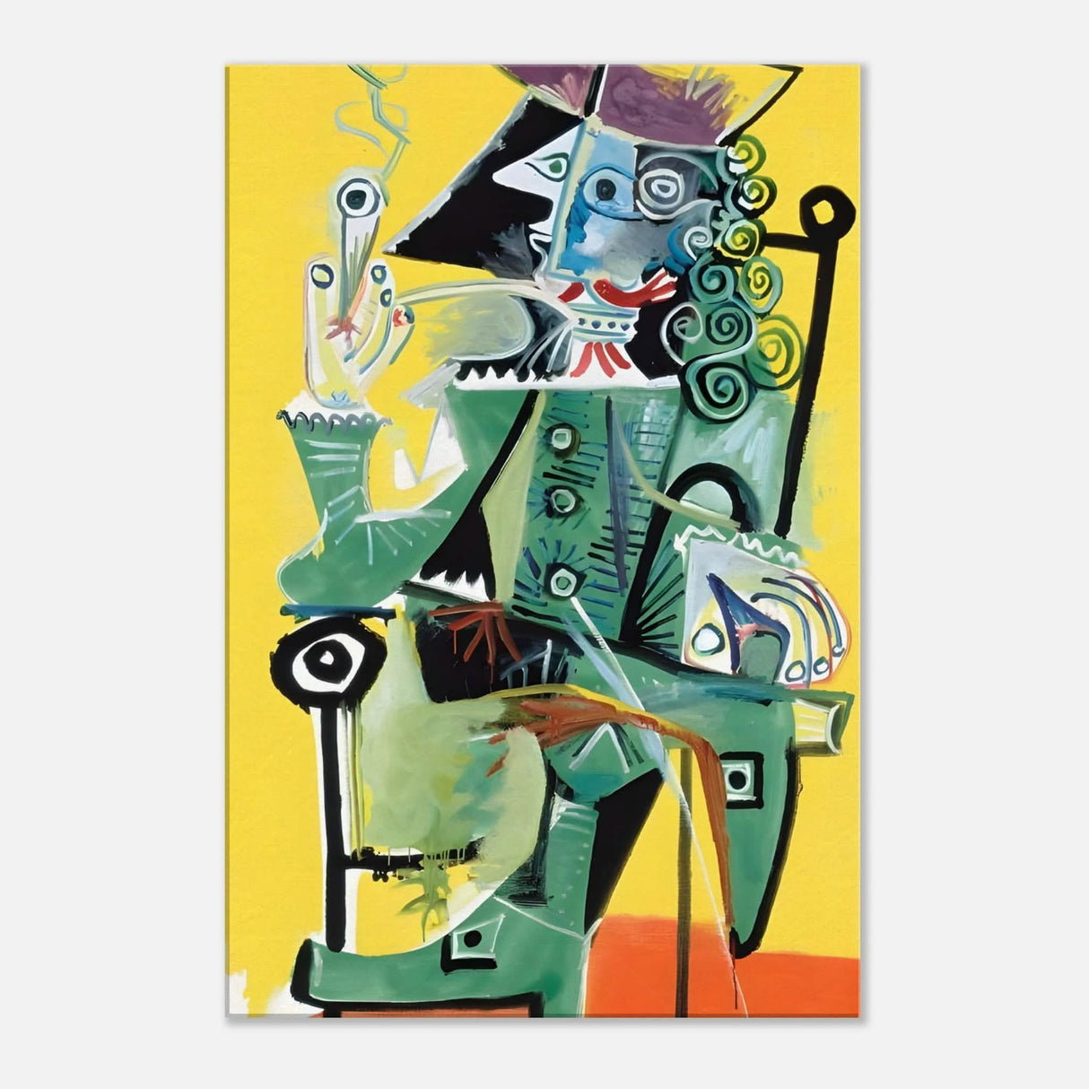 Musketeer by Pablo Picasso 1968 - Canvas - 50x75 cm / 20x30″ - Slim