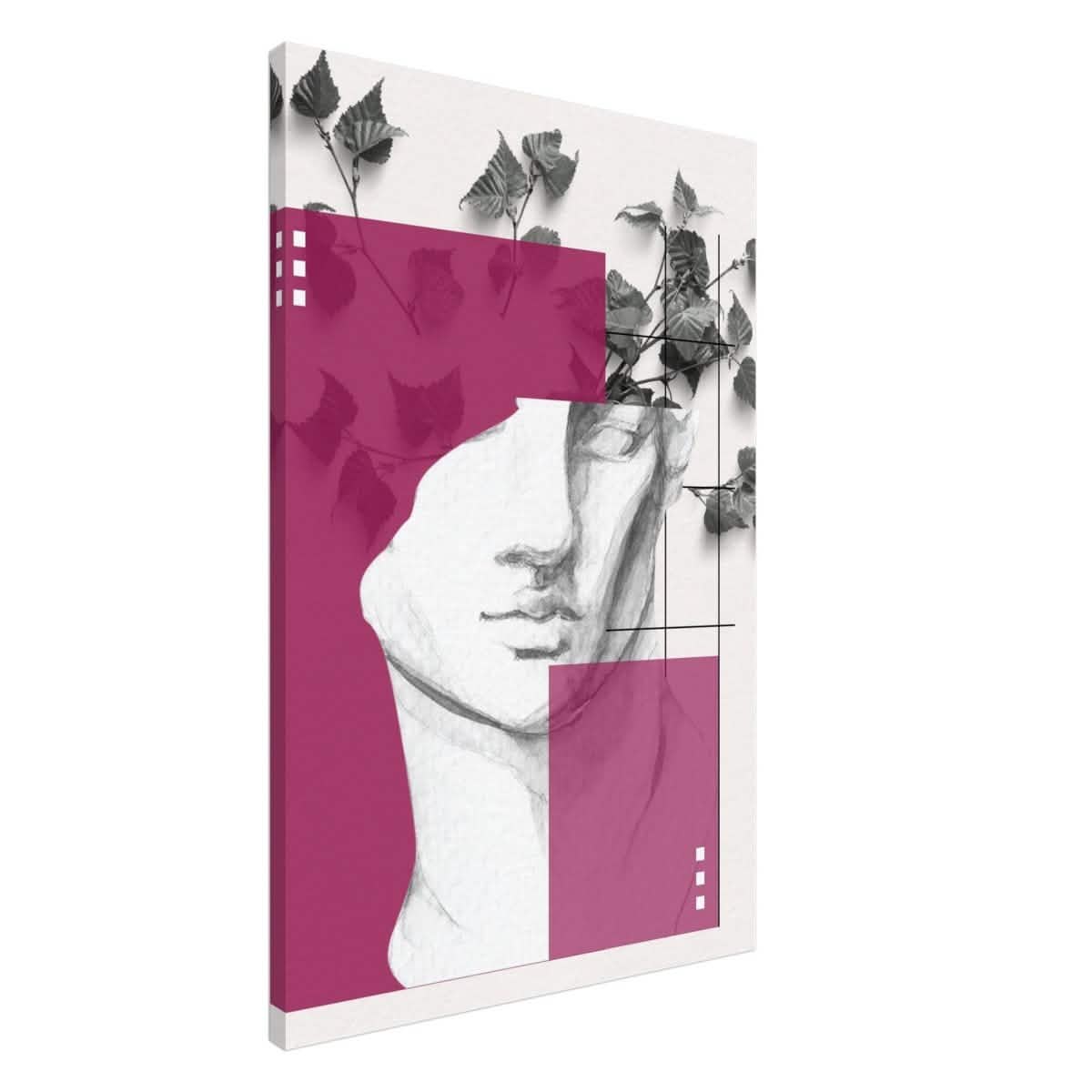 Neo - Classical Fusion: The Timeless Gaze | Surrealism & Abstraction Wall art print - 60x90 cm / 24x36″ - Canvas -