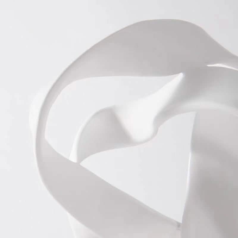 Nordic Abstract Resin Ribbon Ornaments - Bronze L35W15H 46cm -