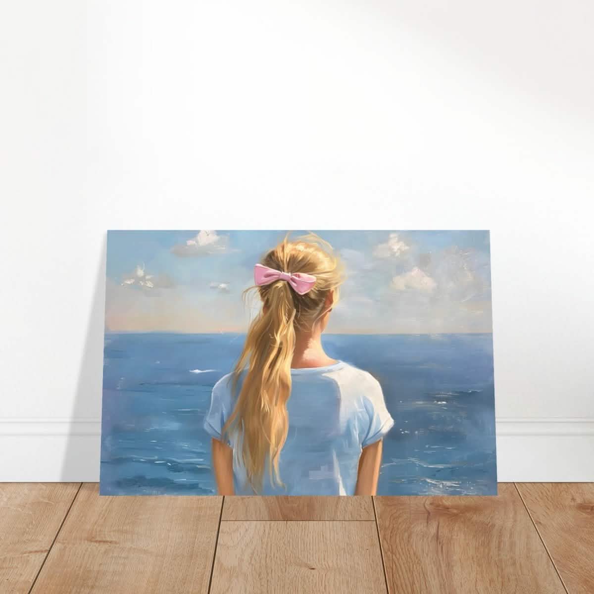 Ocean Reverie: A Journey into Serenity and Reflection | Contemporary Realism | wall art print - Aluminum Print - 50x75 cm / 20x30″ -