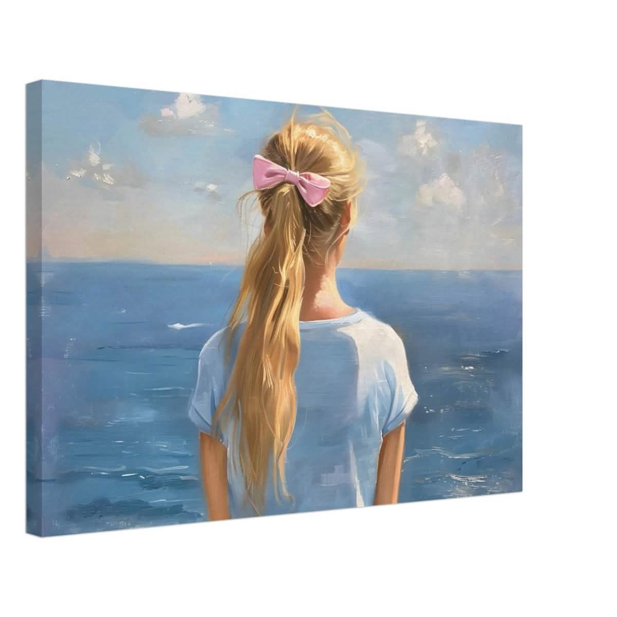 Ocean Reverie: A Journey into Serenity and Reflection | Contemporary Realism | wall art print - Canvas - 40x60 cm / 16x24″ -