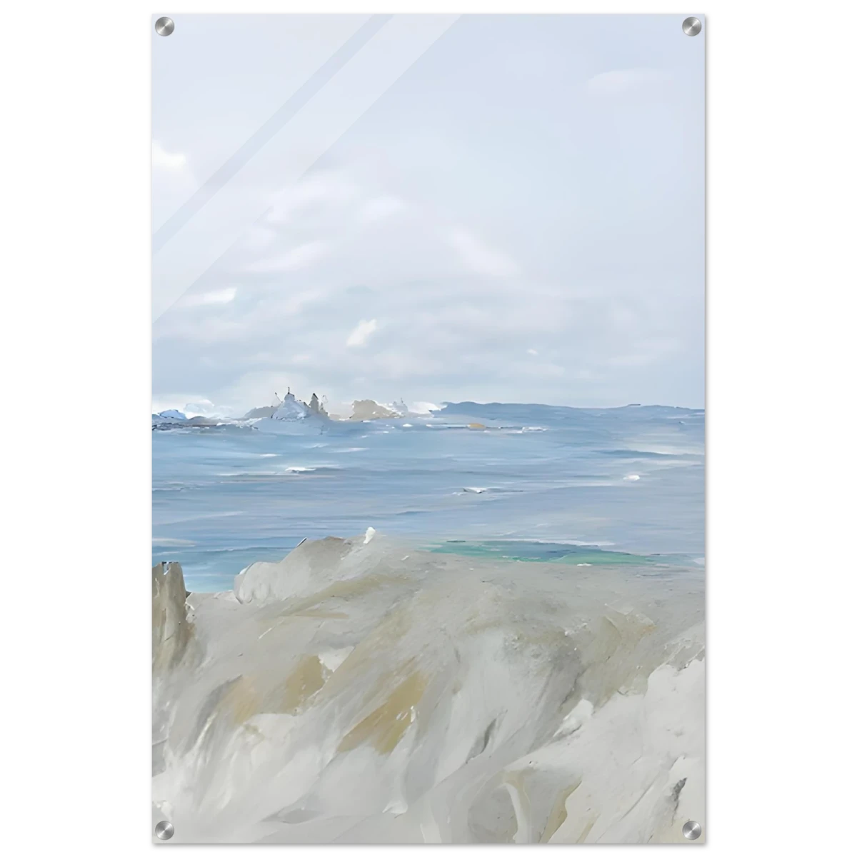 Ocean's Serenity – A Tranquil Seascape Masterpiece | Wall art print - Acrylic Print - 60x90 cm / 24x36″ -