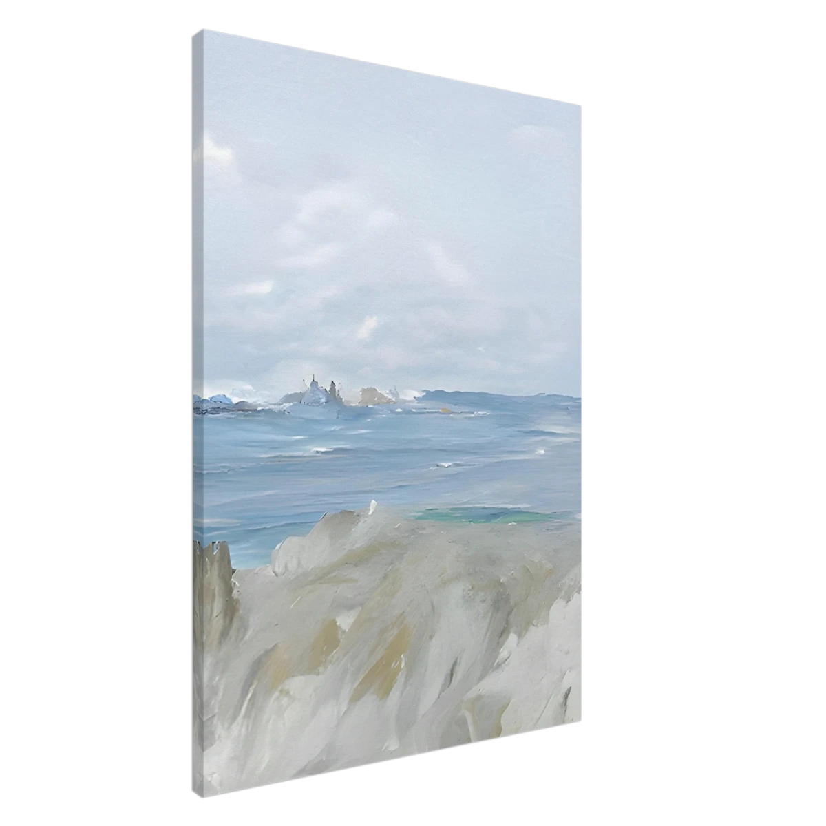 Ocean's Serenity – A Tranquil Seascape Masterpiece | Wall art print - Canvas - 70x100 cm / 28x40″ -